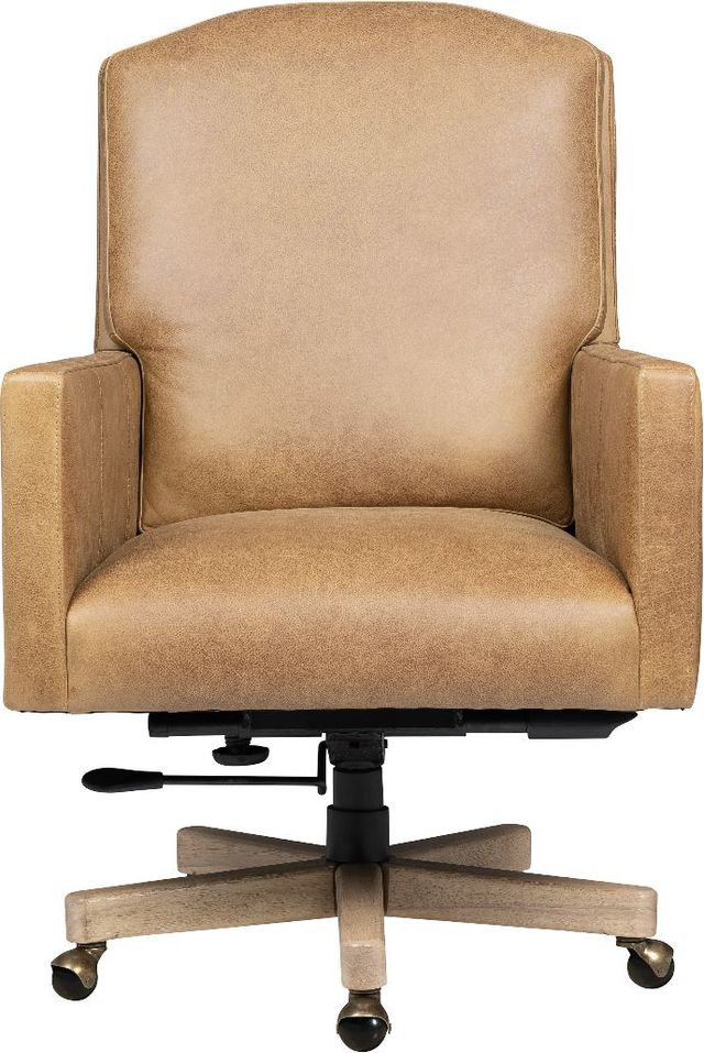 Hooker® Furniture Ready-Made Upholstery Shore Kingston Cognac Executive Chair-2
