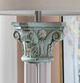 Crestview Collection Elise Transparent/Verdigris Table Lamp-2