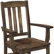 Urban Collections by Yutzy Woodworking Lodge Brown Office Arm Chair-1
