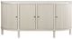 Crestview Mila Whitewash 4-Door Sideboard-1