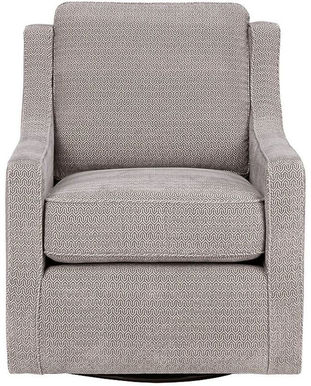 Olliix by Madison Park Grey Harris Chenille Swivel Chair-0