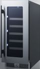 Summit® Classic Collection 3.2 Cu. Ft. Stainless Steel Wine Cooler-1