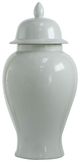 A & B Home Seaford White Ginger Jar-1