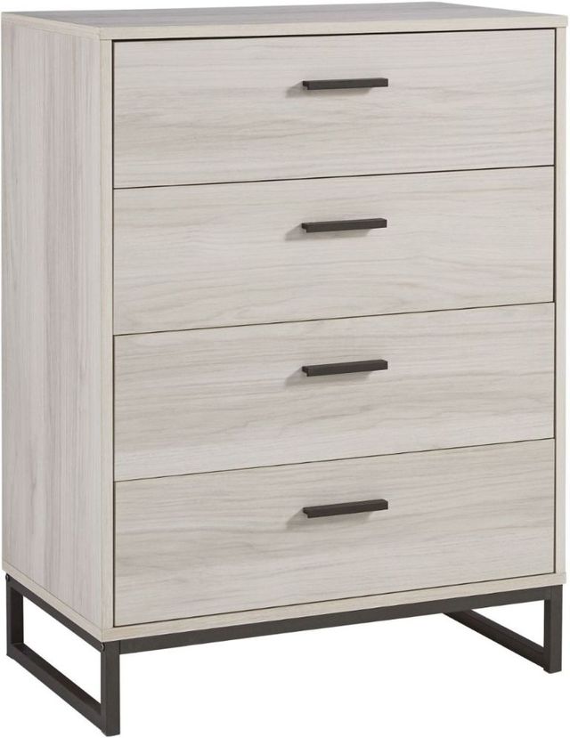 Signature Design by Ashley® Socalle 4-Piece Natural Twin Platform Bed Set-3