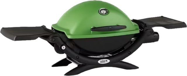 Weber® 1200™ 1-Burner Green Portable Liquid Propane Grill-2