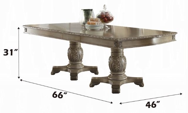 ACME Furniture Chateau De Ville Antique White Dining Table-2