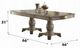 ACME Furniture Chateau De Ville Antique White Dining Table-2