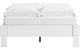 Signature Design by Ashley® Socalle Matte White Youth Full Platform Bed-4
