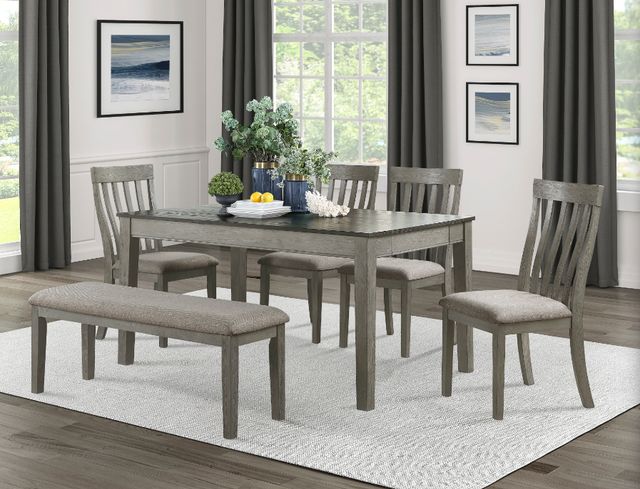 Homelegance® Armhurst Light Gray Dining Bench-1