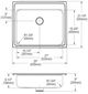 Elkay Lustertone® Classic Lustrous Satin 25" x 21-1/4" x 6-1/2" 1-Hole Single Bowl Drop-In ADA Sink with Perfect Drain®-1