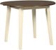 Signature Design by Ashley® Woodanville 3-Piece Cream/Brown Dining Set-1