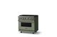 Viking® 5 Series 36" Eucalyptus Pro Style Gas (LP) Range with Polished Chrome Trim-2