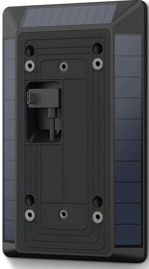 ring Black Solar Charger for Battery Doorbells (2nd Generation)-0