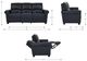 La-Z-Boy® Clybourn Navy Leather Power Reclining Sofa with Headrest-2