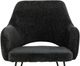Primo™ International 3398 2-Piece Black Upholstered Armless Accent Dining Chair Set-4
