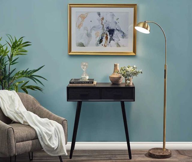 Adesso® Bolton Brown LED Floor Lamp-4