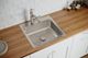 Elkay Lustertone® Classic Lustrous Satin 22" x 22" x 7-5/8" 1-Hole Single Bowl Drop-In Sink-2