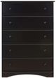 Perdue Woodworks Solid Black Chest-0