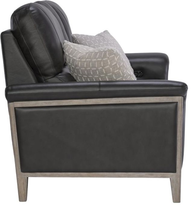 Legacy Classic Esme Halifax Flax/Ravello Iron Power Reclining Loveseat with Swivel Console-4