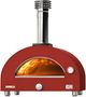 XO 29" Red Countertop Natural Gas and Wood Pizza Oven-2