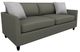 Best® Home Furnishings Customizable Bayment Leather Full Stationary Sofa Sleeper with Dark Walnut Legs-0