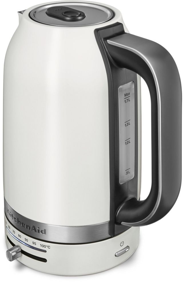 KitchenAid® 1.7 L Porcelain White Electric Kettle-2
