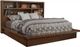 aspenhome® Modern Loft Brownstone Queen Bookcase Bed-0