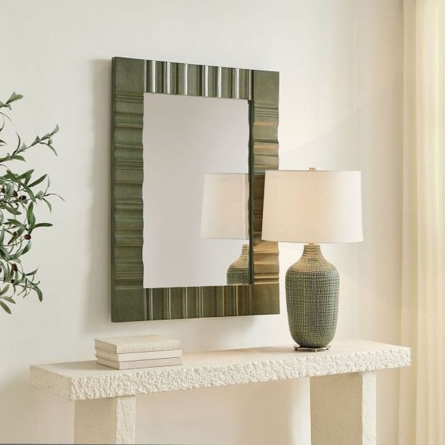 Uttermost® Quincey Olive Green Mirror-1
