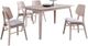 New Classic® Home Furnishings Oscar 5-Piece White Ash Dining Set-0