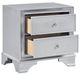 Homelegance® Anatole Silver Nightstand-3