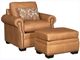 Mayo Customizable 2714L Leather Ottoman-1