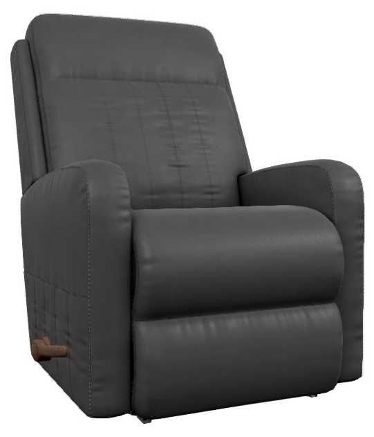 La-Z-Boy® Finley Onyx Leather Manual Wall Recliner-0