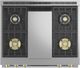 Monogram® Statement Collection 36" Stainless Steel Pro Style Dual Fuel Range-4