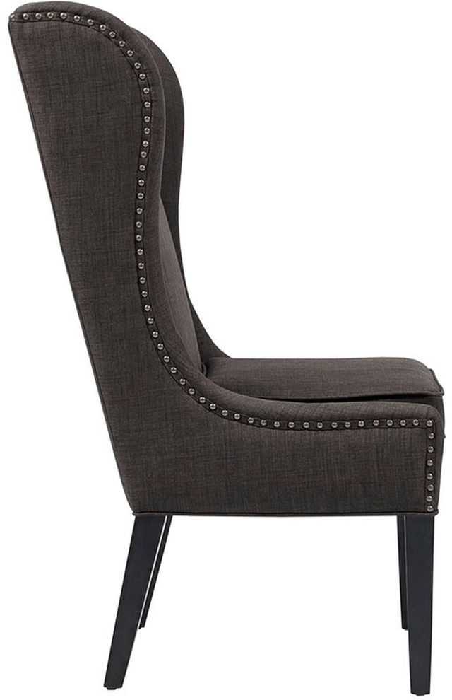 Olliix by Madison Park Charcoal Garbo Captains Dining Chair-2