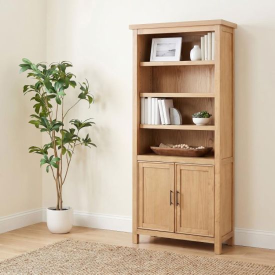 Coaster® Vermes Light Ash Bookcase-1
