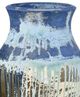 Currey & Company Capizzi Antique White/Blue Drip Urn-2