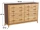 Whittier Wood® Furniture Addison Duet 70" Dresser-2