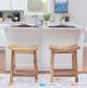 Powell® Archer Saddle Light Natural Counter Stool-1