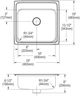 Elkay Lustertone® Classic Lustrous Satin 19-1/2" x 19" x 6-1/2" 2-Hole Single Bowl Drop-In ADA Sink with Perfect Drain®-1