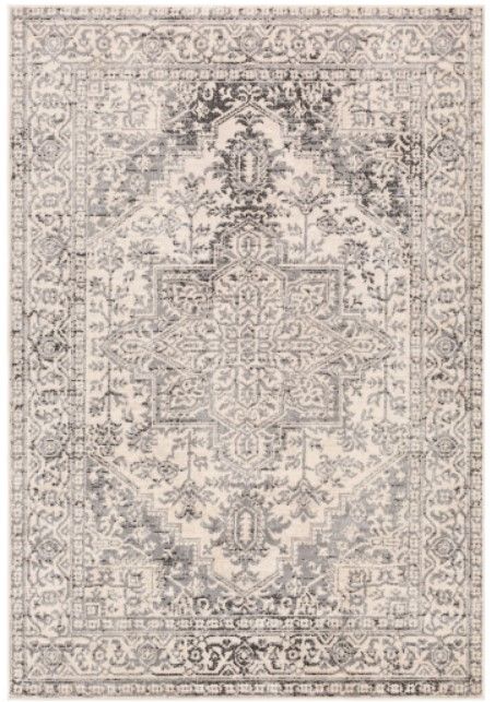 Surya City Light Beige/Light Gray 4'x6' Area Rug-0