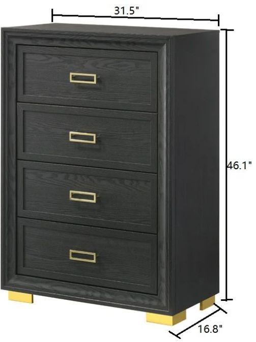 Crown Mark Pepe Dark Gray Chest-2