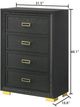 Crown Mark Pepe Dark Gray Chest-2