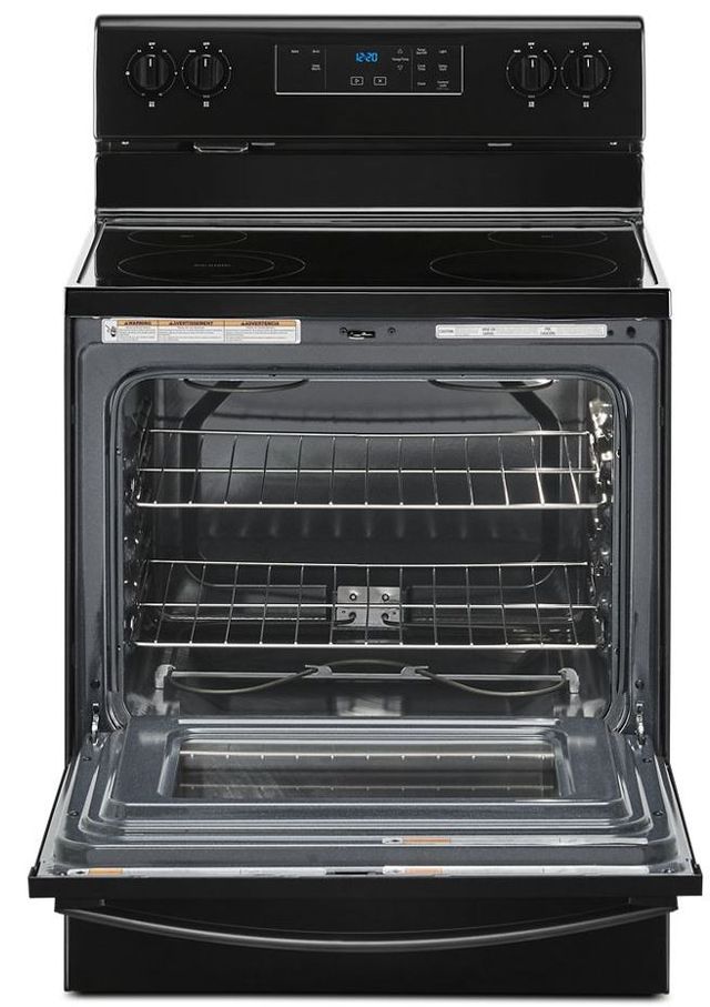 Whirlpool® 30" Black Free Standing Electric Range-1