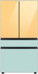 Samsung Bespoke 18" Sunrise Yellow Glass French Door Refrigerator Top Panel-2