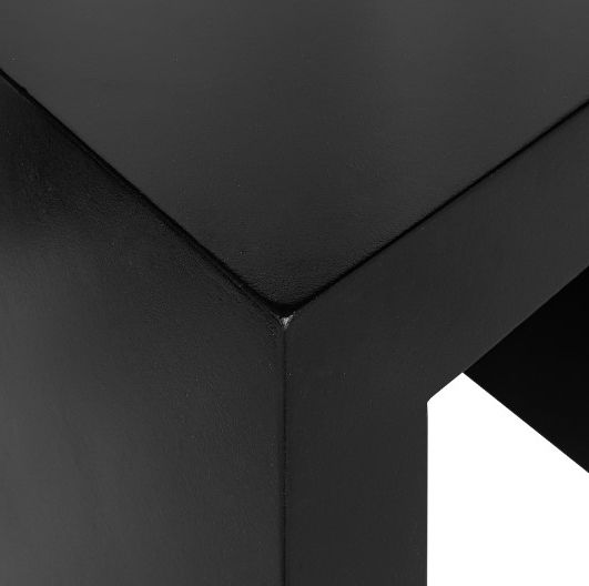 Moe's Home Collection Lazarus Black Concrete Outdoor Stool-3