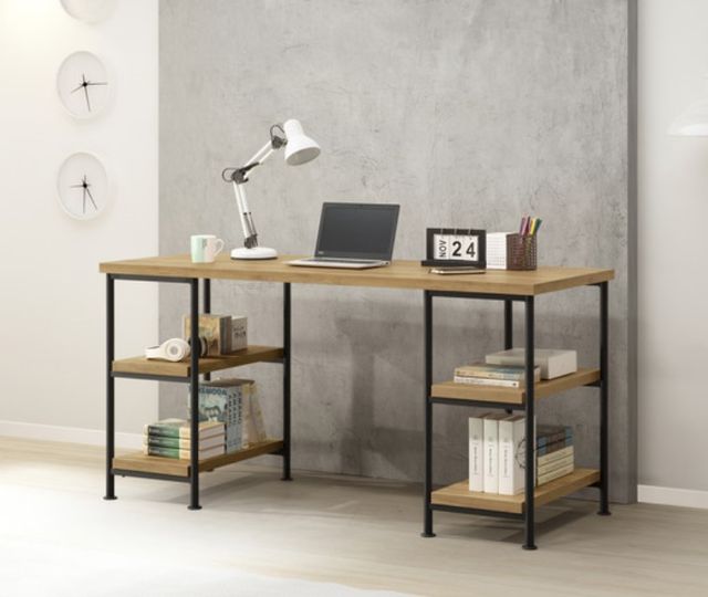 Bernards Golden Oak Writing Desk-1