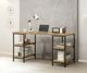 Bernards Golden Oak Writing Desk-1