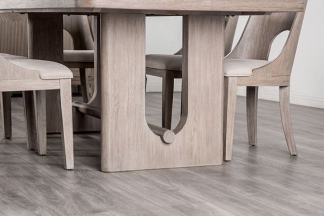 Furniture of America® Sterling West White Oak Rectangular Dining Table-2