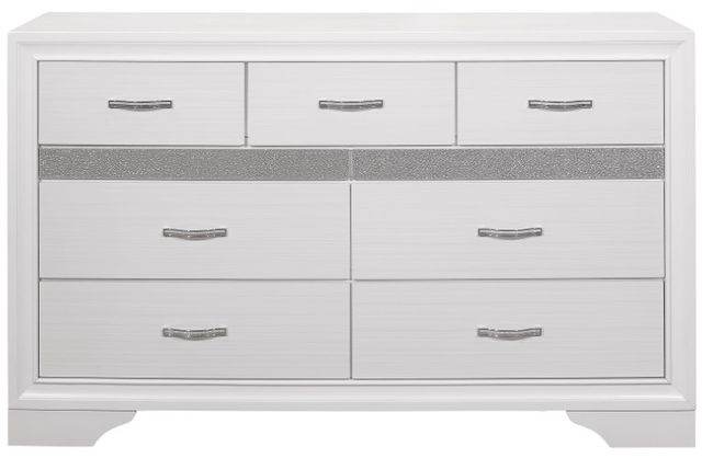 Homelegance® Luster Silver Glitter/White Dresser-2