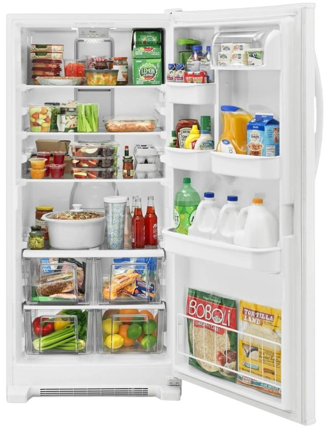 Whirlpool® 31" 17.8 Cu. Ft. Monochromatic White All Refrigerator with LED Lightning-4